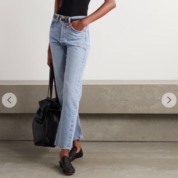 Agolde Denim - AGOLDE 90’s jeans in light wash
